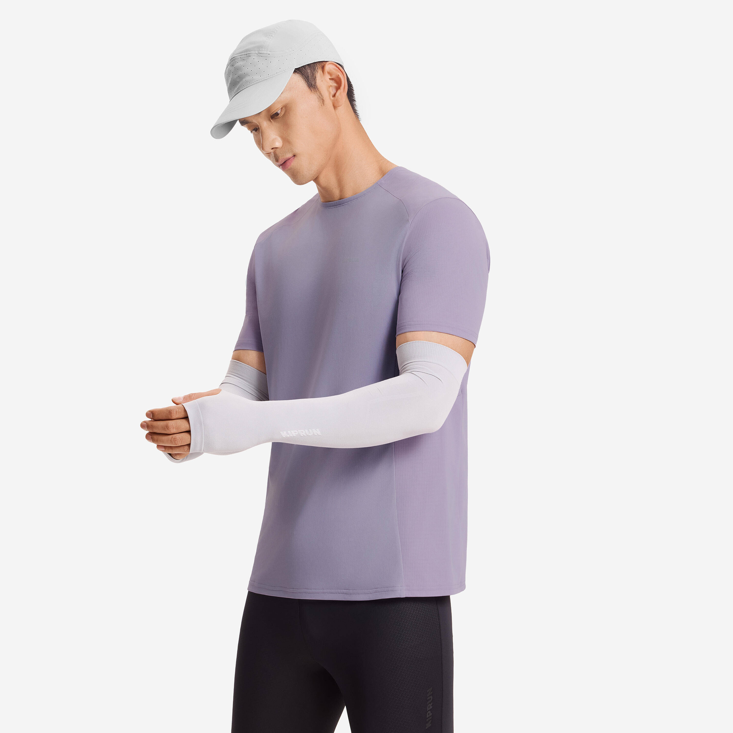 Unisex Running cap UV Protected - grey -  4