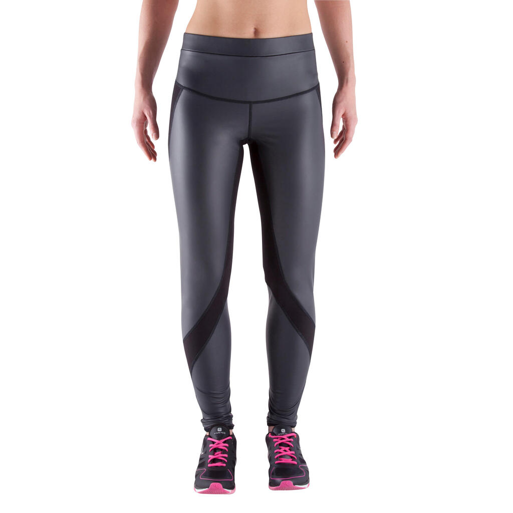 Schwitz-Trainingshose Sweat+ Fitness Cardio Damen schwarz