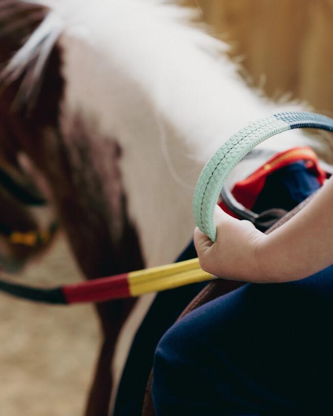 the izi bridle helps kids learn to ride