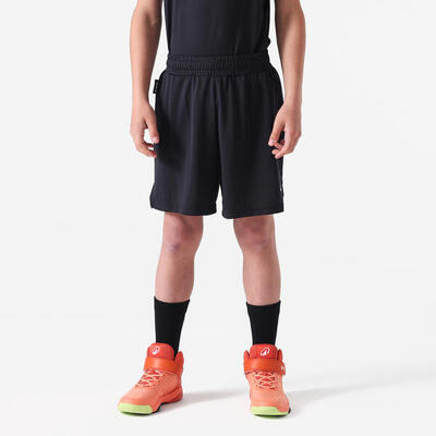 Pantaloncini basket bambino 500 neri
