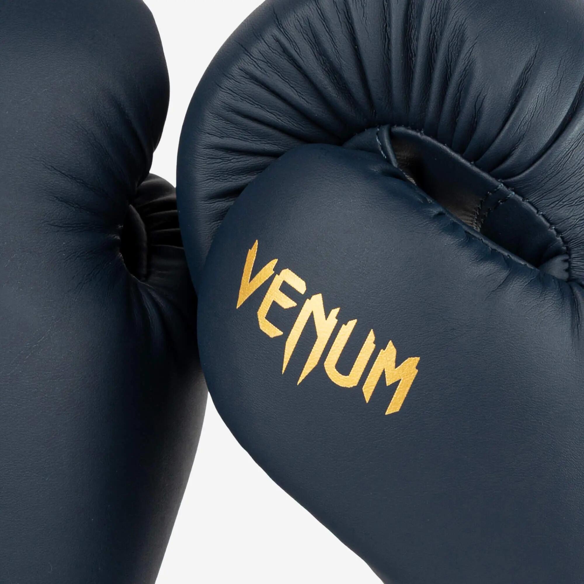 Gants de boxe Essential Icy Blue, bleu et doré 5/6