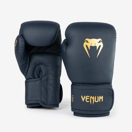 Gants de boxe Essential Icy Blue, bleu et doré