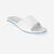 SANDALE CLAQUETTE PISCINE HOMME 100 PLUS BLANCHE