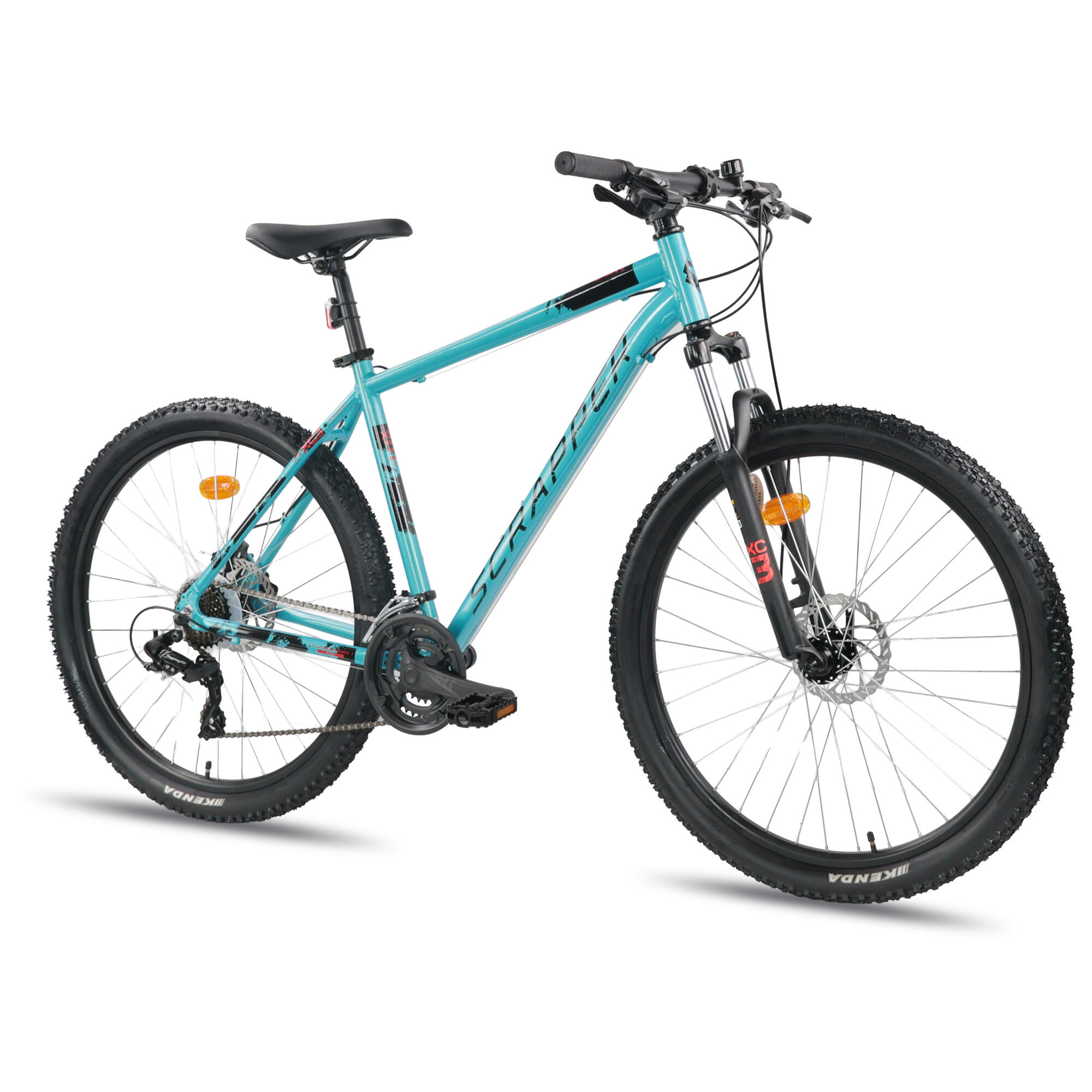 Bici MTB Scrapper 27,5" azzurra 2/8