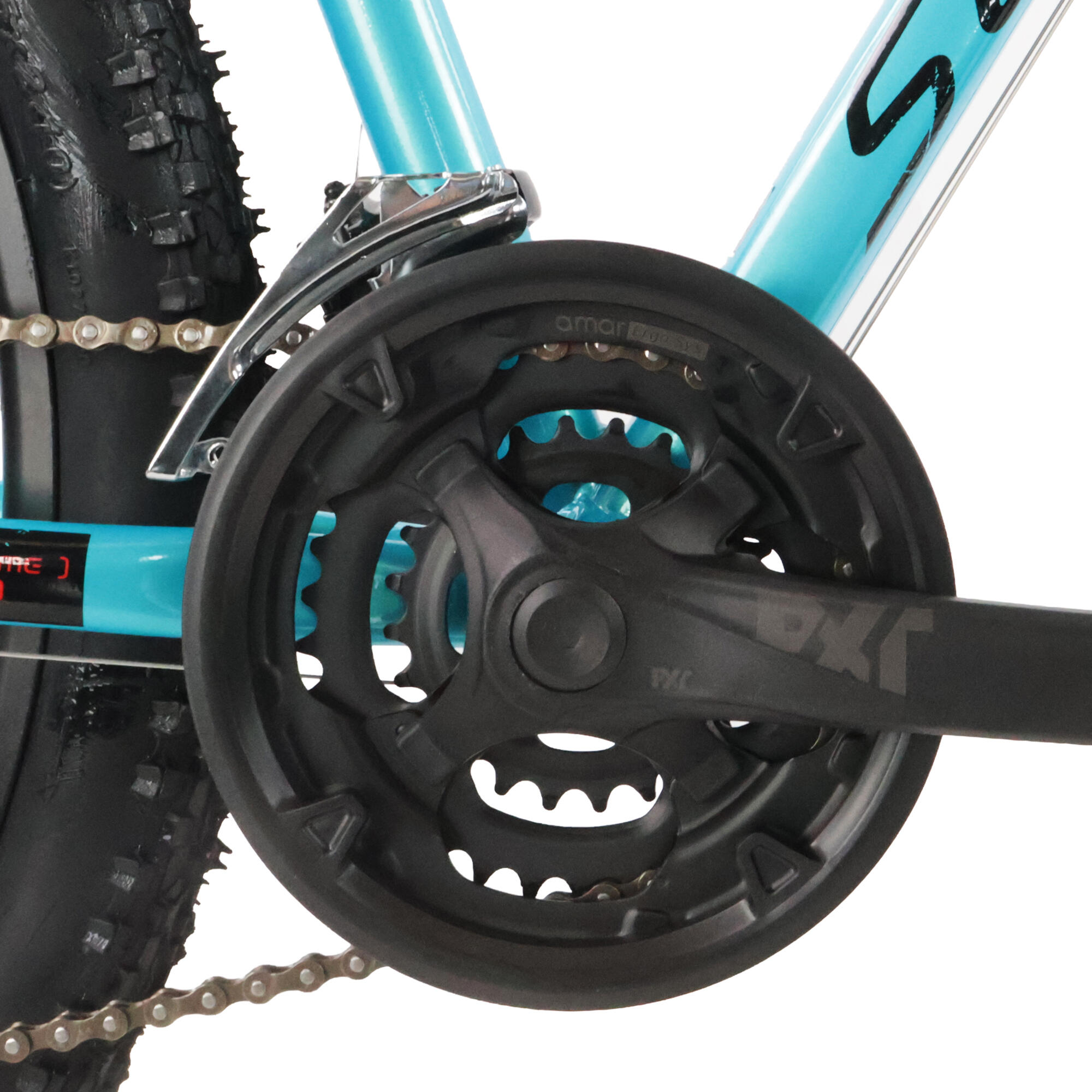 Bici MTB Scrapper 27,5" azzurra 3/8