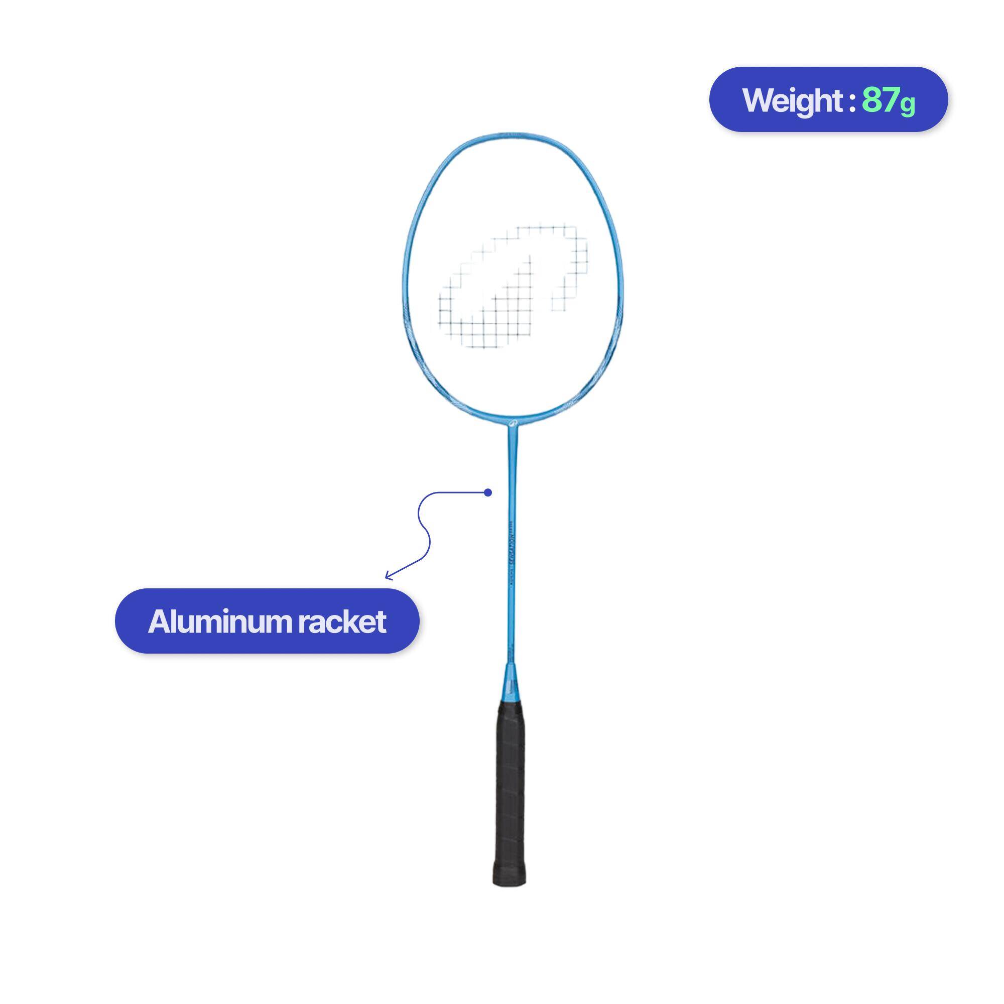ADULT BADMINTON RACKET BR SENSATION 190 BLUE -  2