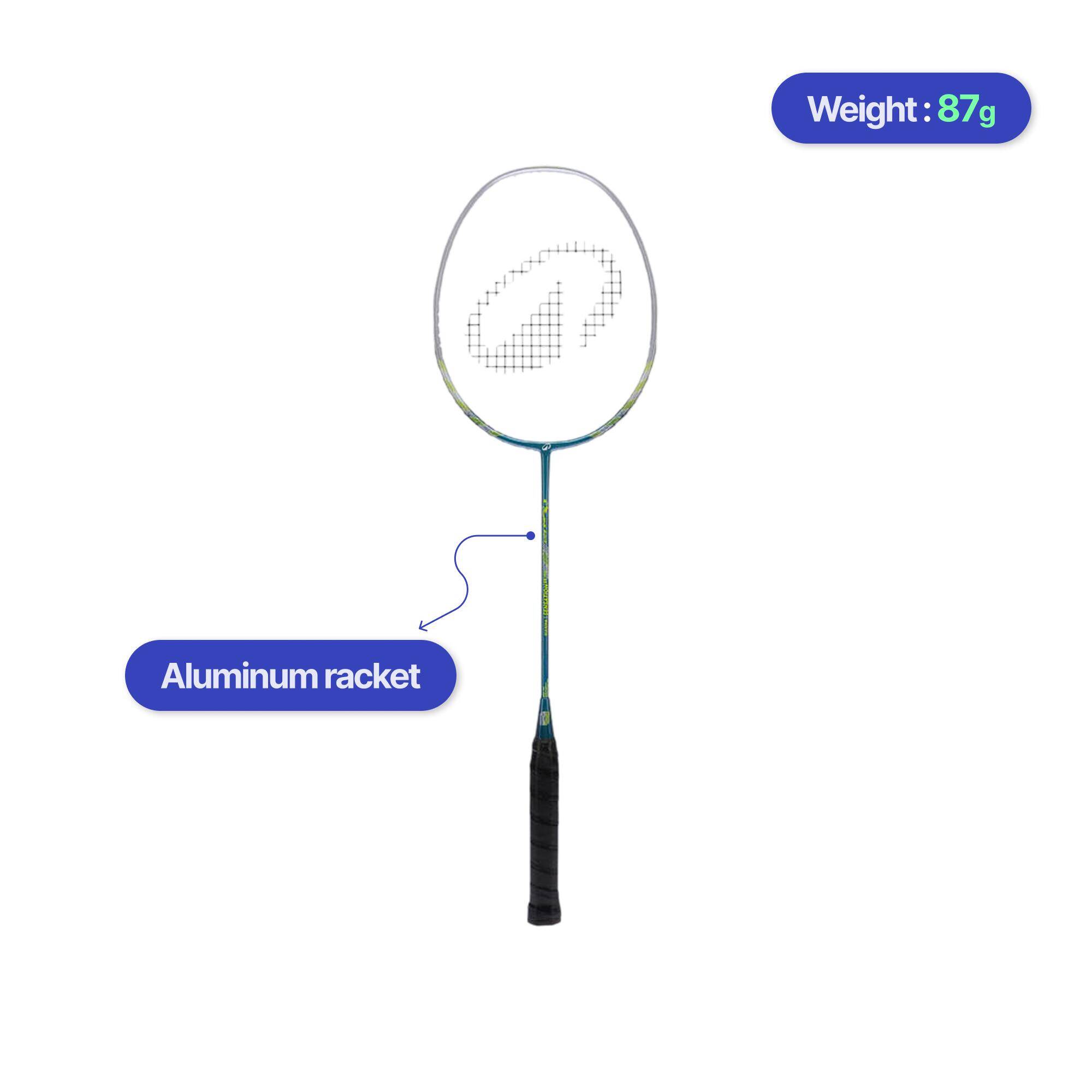 ADULT BADMINTON RACKET BR SENSATION 190 GREEN -  2