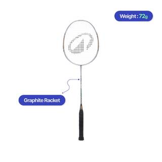 ADULT BADMINTON RACKET BR LITE 560 GREY