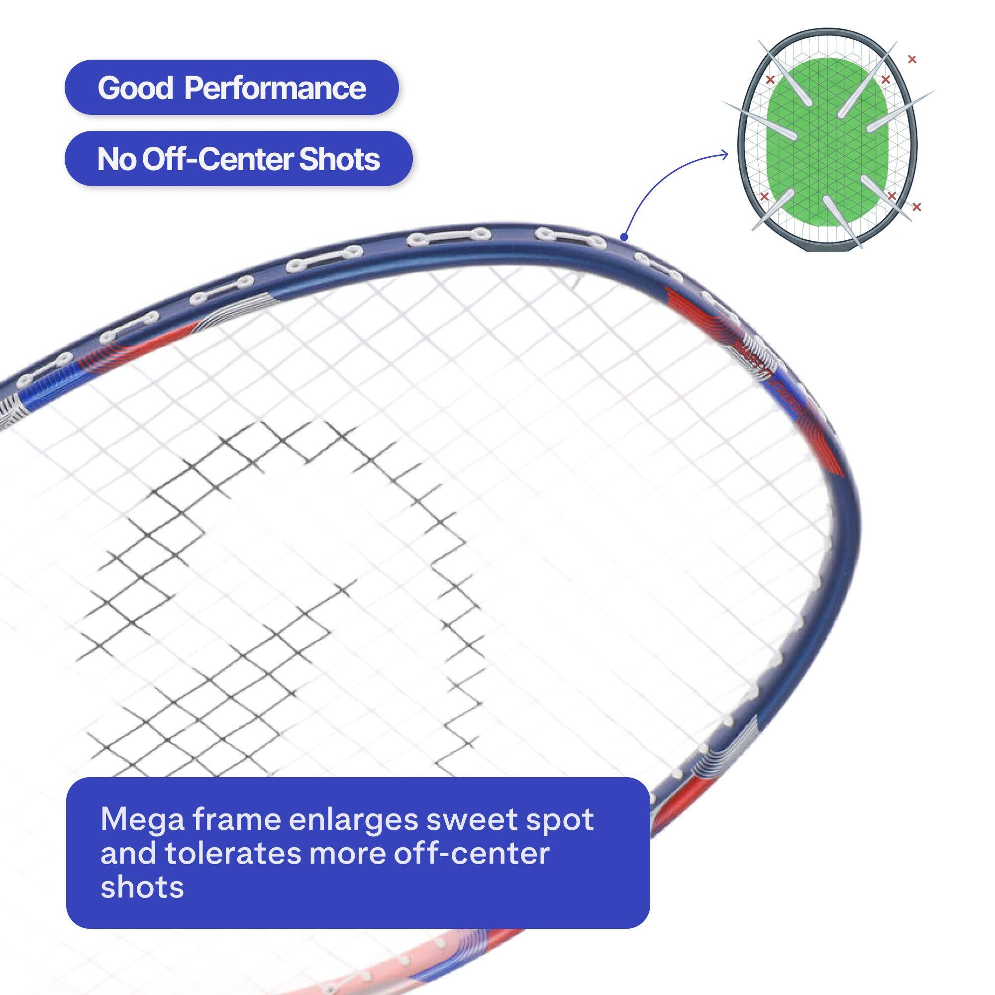 ADULT BADMINTON RACKET BR SENSATION 530 PINK -  2