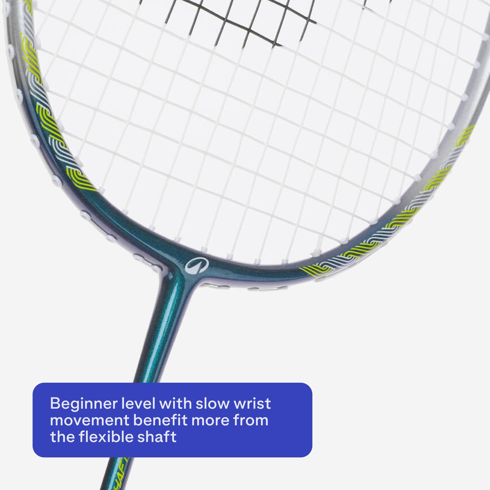 ADULT BADMINTON RACKET BR SENSATION 190 GREEN -  4
