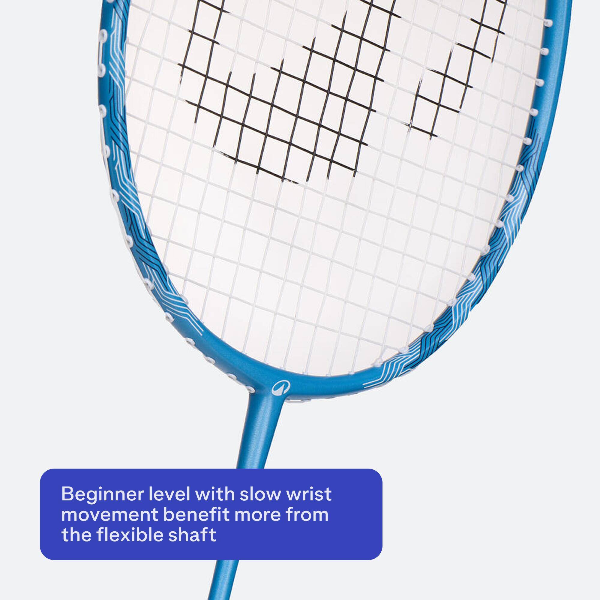 ADULT BADMINTON RACKET BR SENSATION 190 BLUE -  4