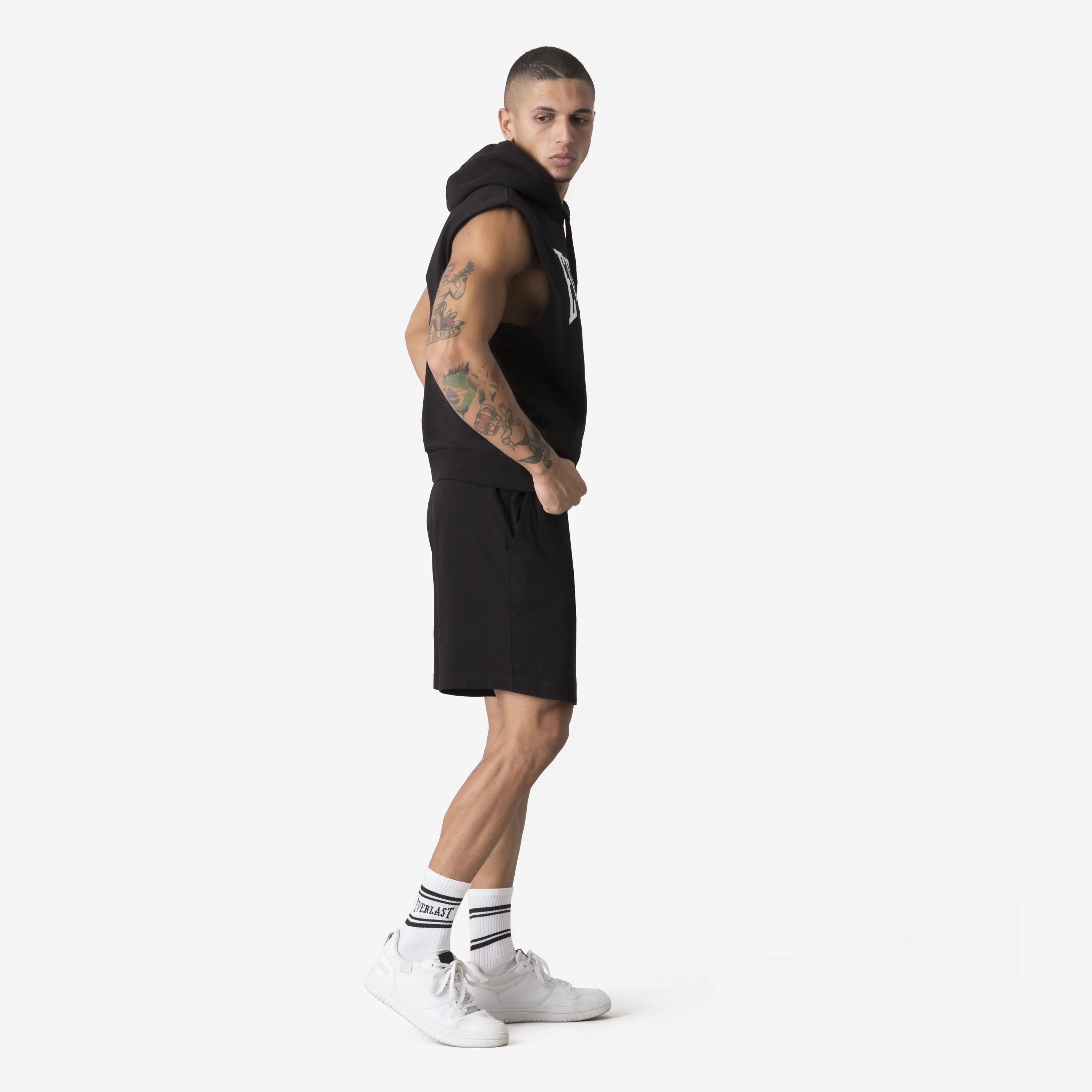 Camisola de alças de desportos de combate para homem, preto 4/5