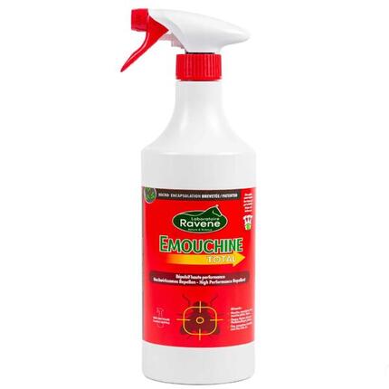 Répulsif anti-insecte équitation Cheval et Poney - Emouchine total 900ml