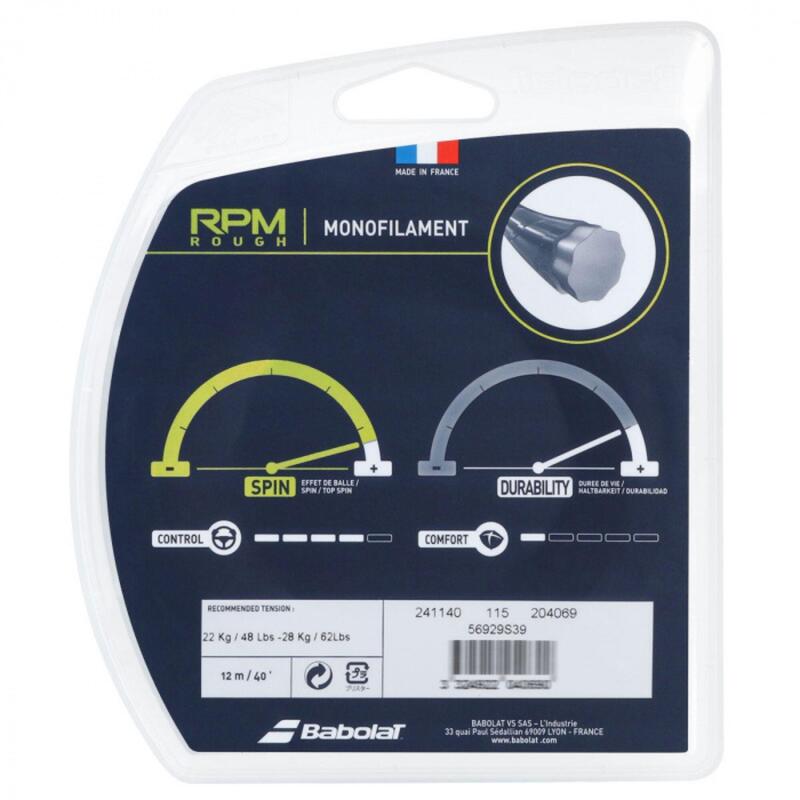 Tenis Kordajı - 17 L 1,25 Mm - Gri - Babolat RPM Rough