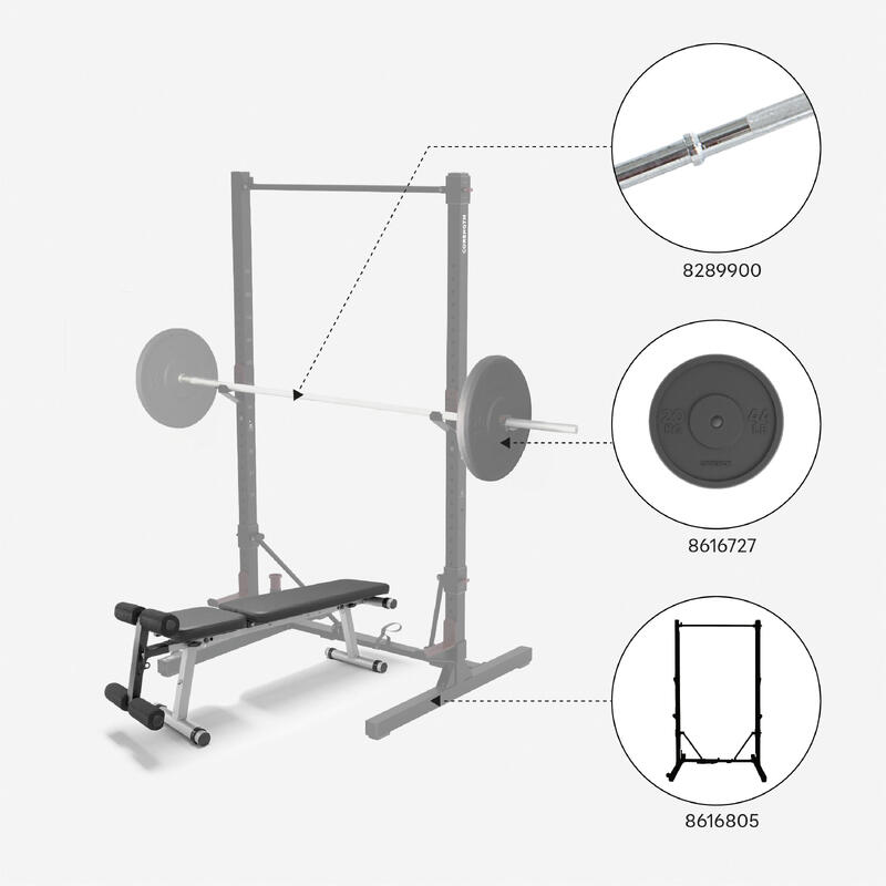 Katlanır ve Eğimli Mekik Sehpası - Bench 500