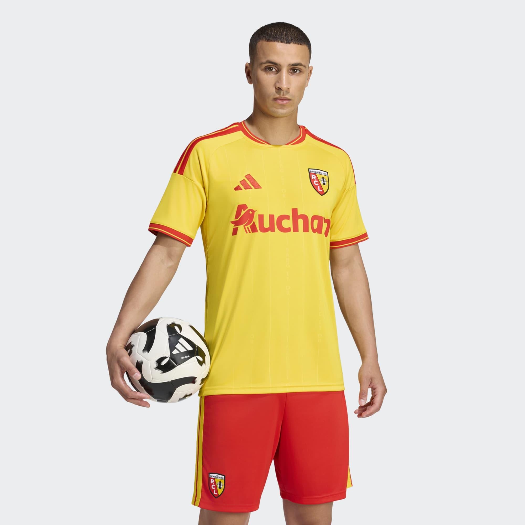 Maillot de football domicile RC Lens saison 26/27  Coupe slim respirante 6/8