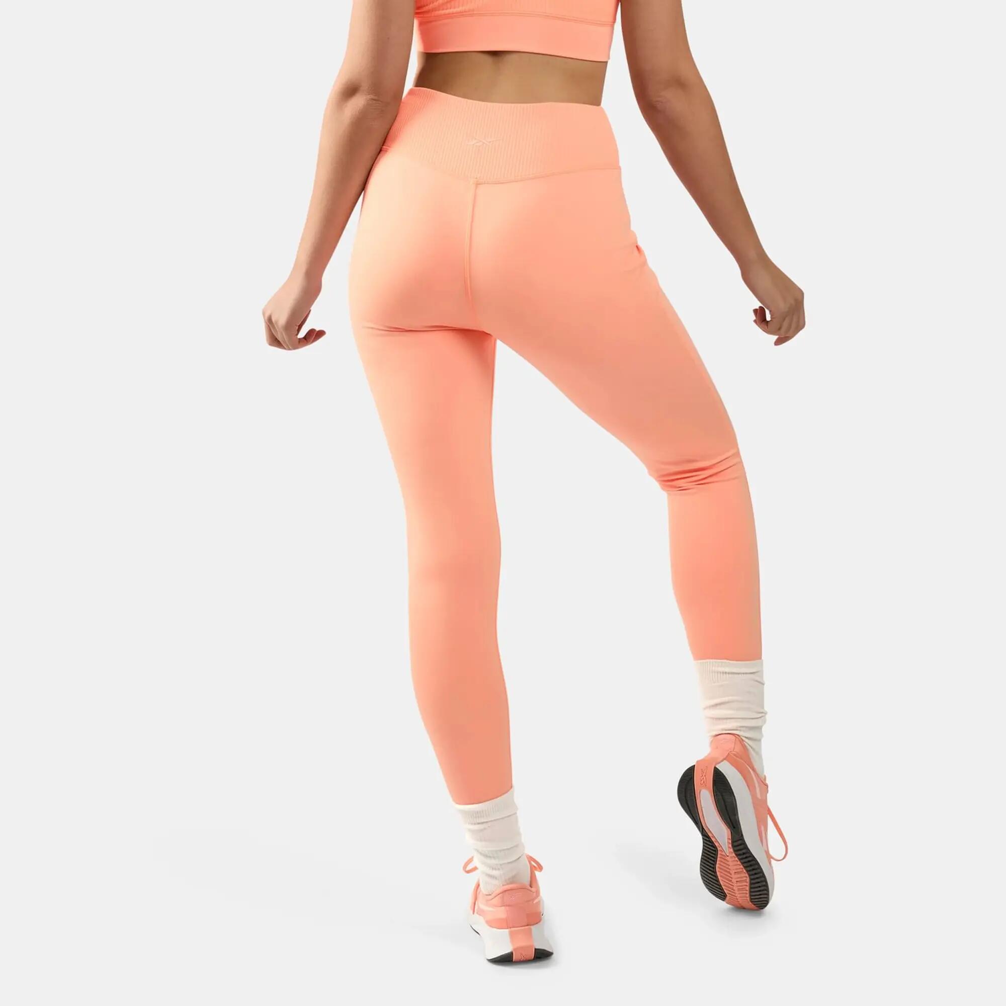 Leggings Reebok Lux Peached Cintura Alta 2/4