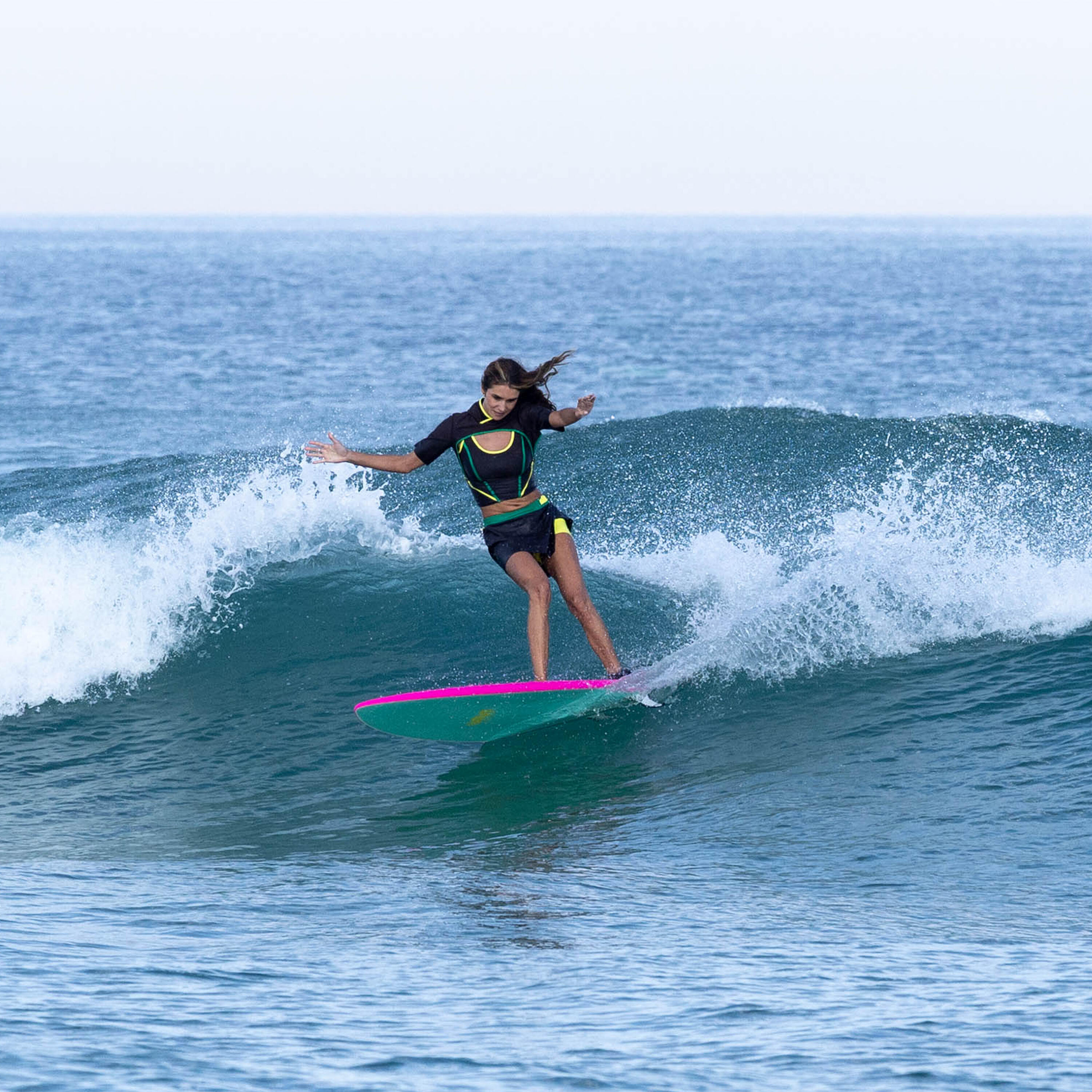 Planche de surf en mousse shortboard 5'6, 500 Soft RAD Rose - Série limitée ViVi 3/12