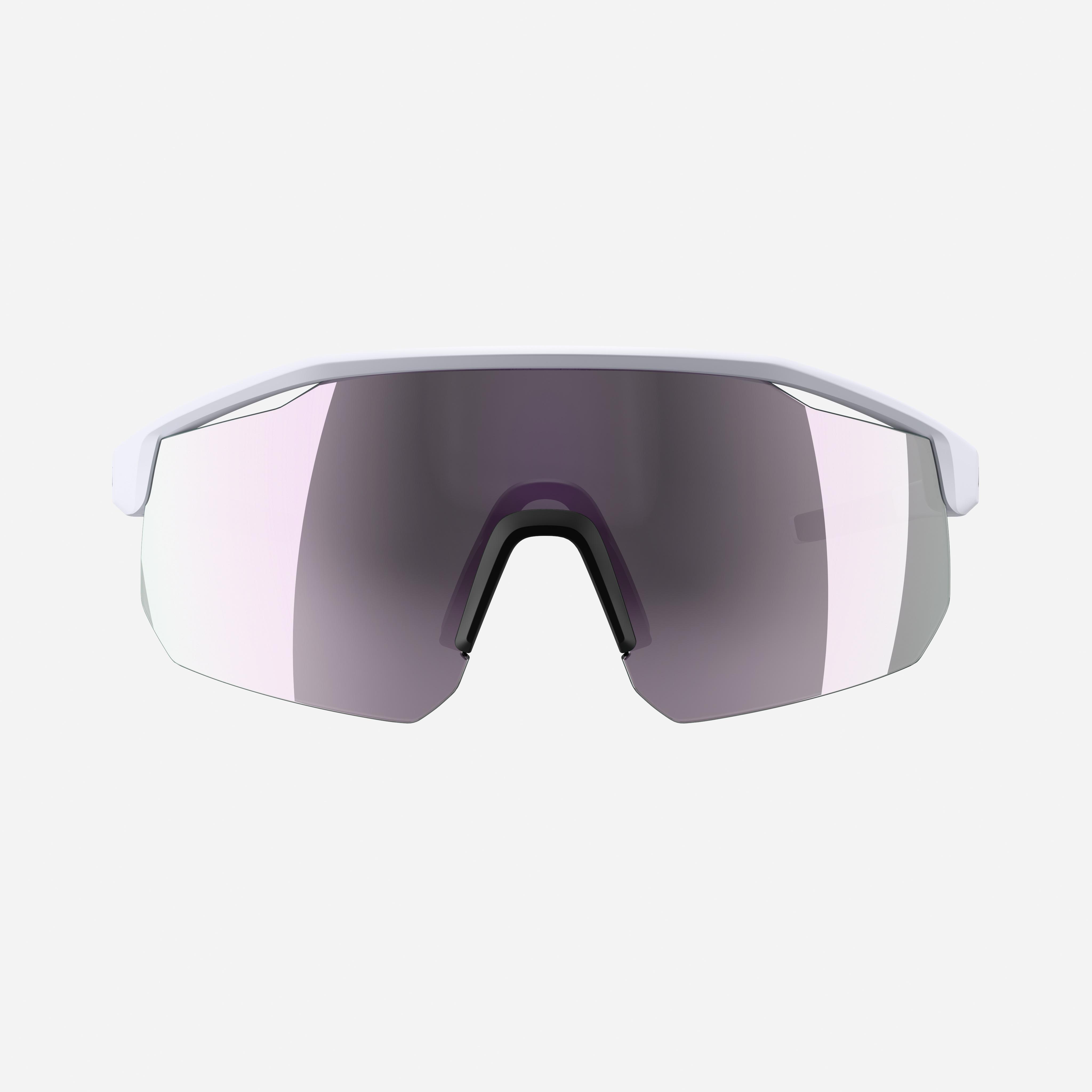 DECATHLON Cyklistické okuliare Perf 500 Light kat. 3 biele bez · záber 4