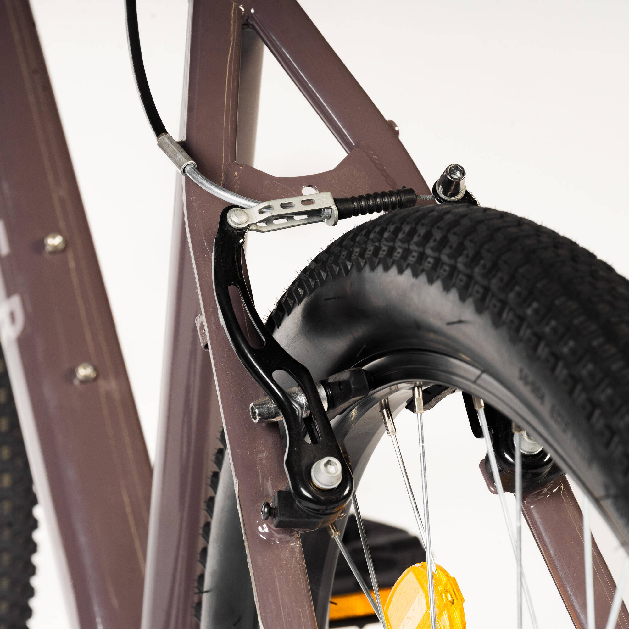 Rockrider EXPL 10 High Frame Single-Speed Bicycle - Quartz Brown -  5