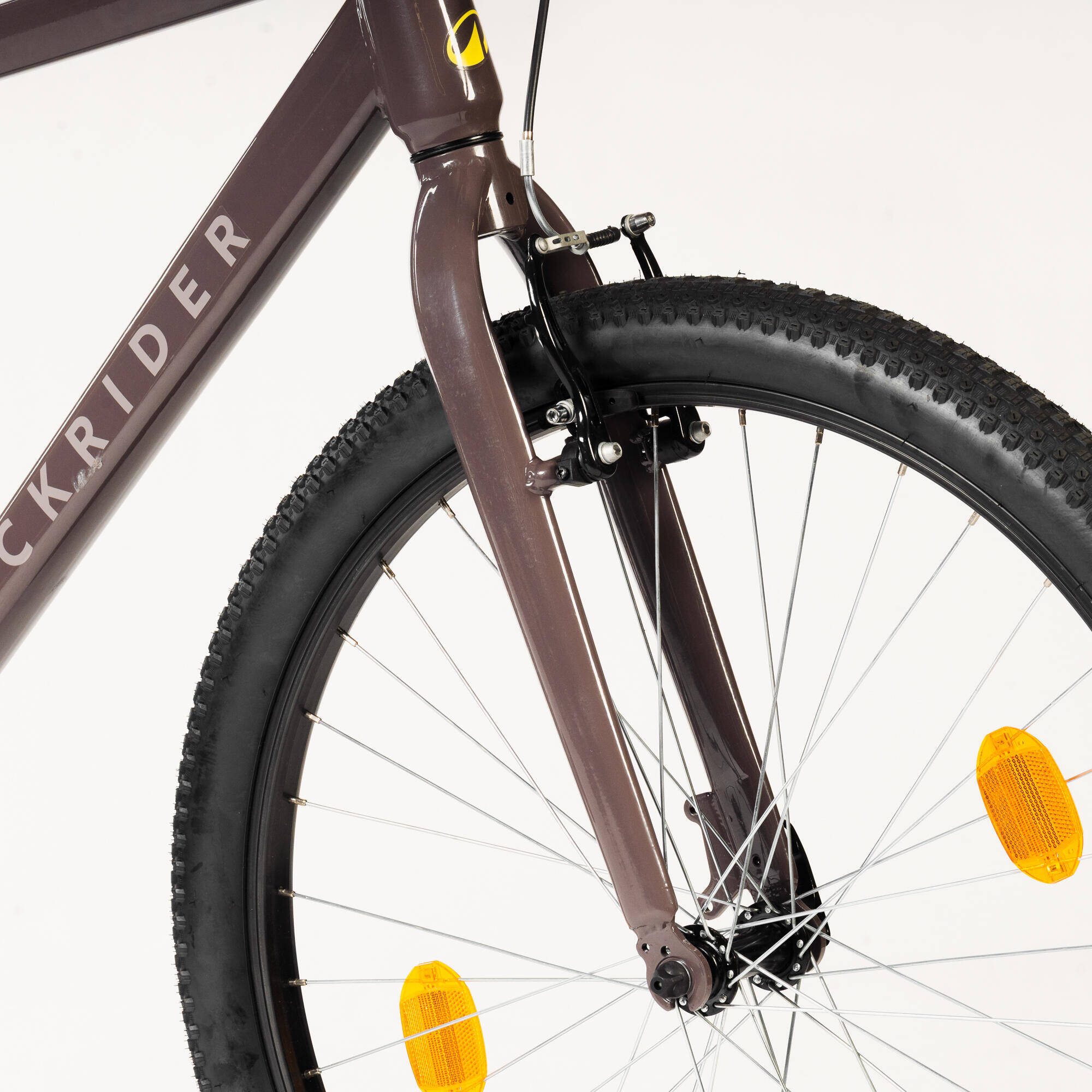 Rockrider EXPL 10 High Frame Single-Speed Bicycle - Quartz Brown -  4