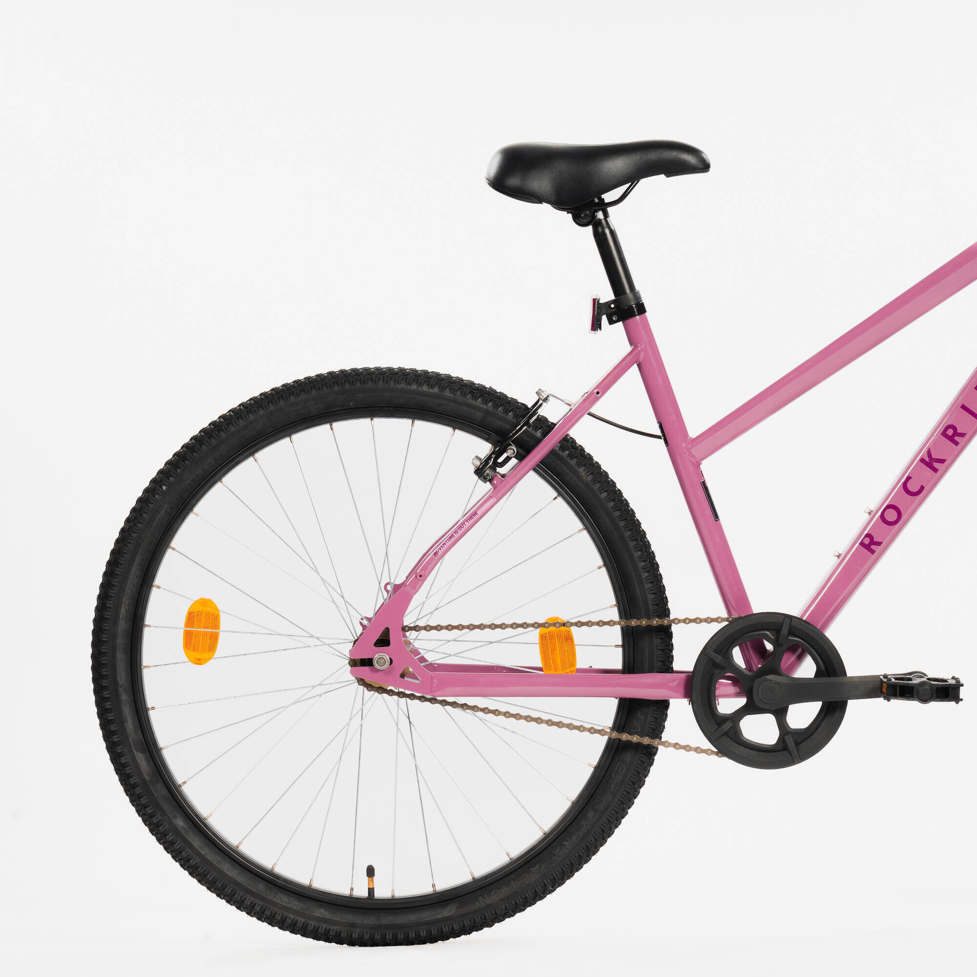 Rockrider EXPL 10 Low Frame Single-Speed Bicycle - Purple Black -  3