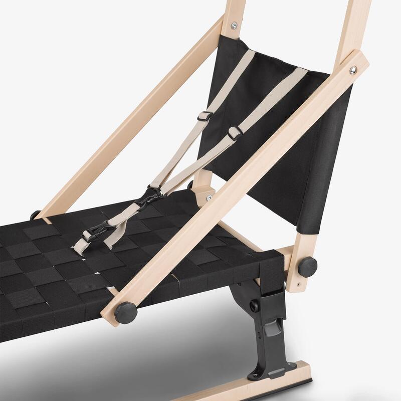 Sanie tradițională din lemn pentru copii și adulți, Wood 500 negru