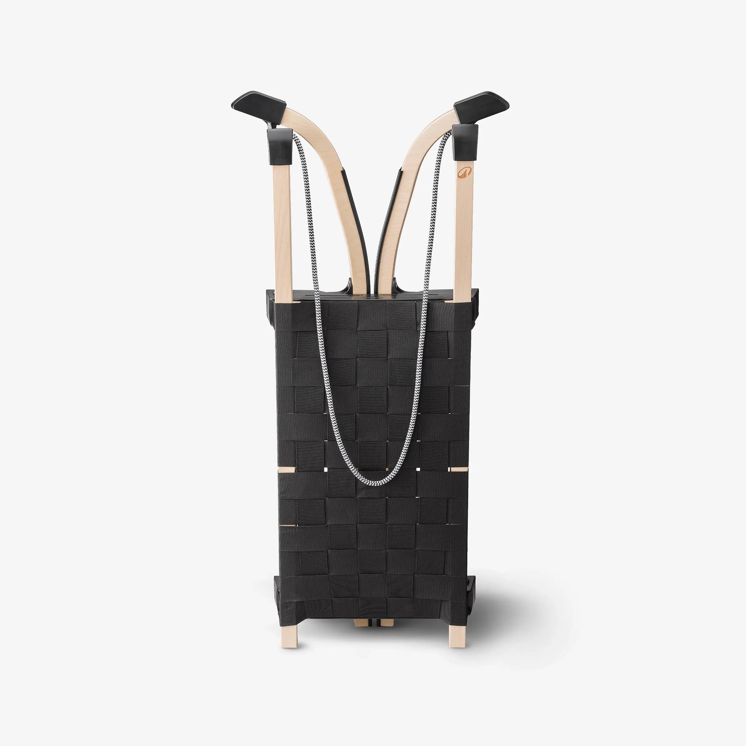 Trenó em Madeira Tradicional Criança/Adulto Wood 500 Preto 12/19