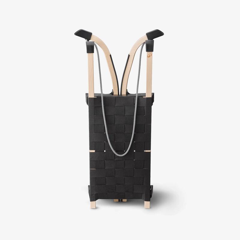 Sanie tradițională din lemn pentru copii și adulți, Wood 500 negru