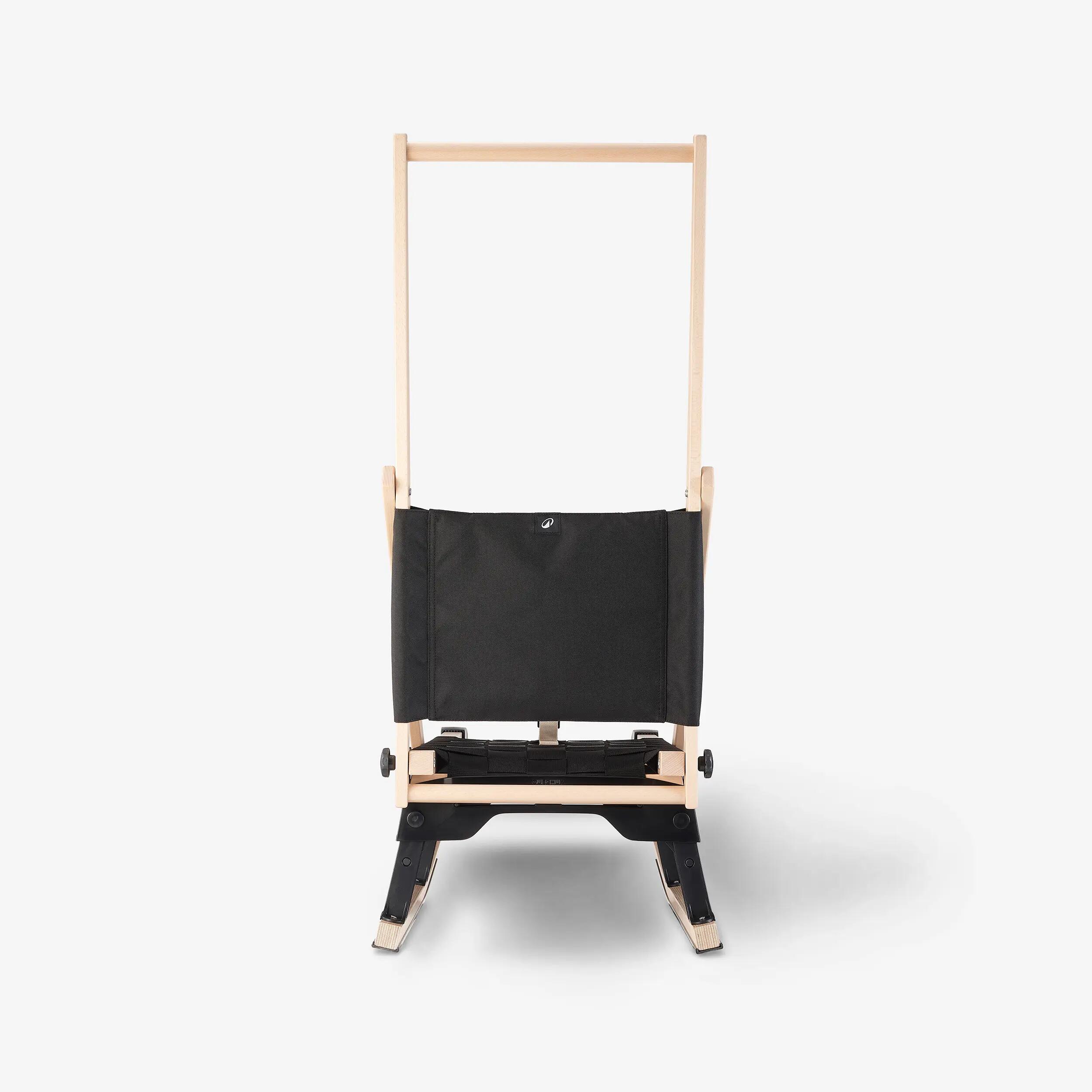 Trenó em Madeira Tradicional Criança/Adulto Wood 500 Preto 6/19