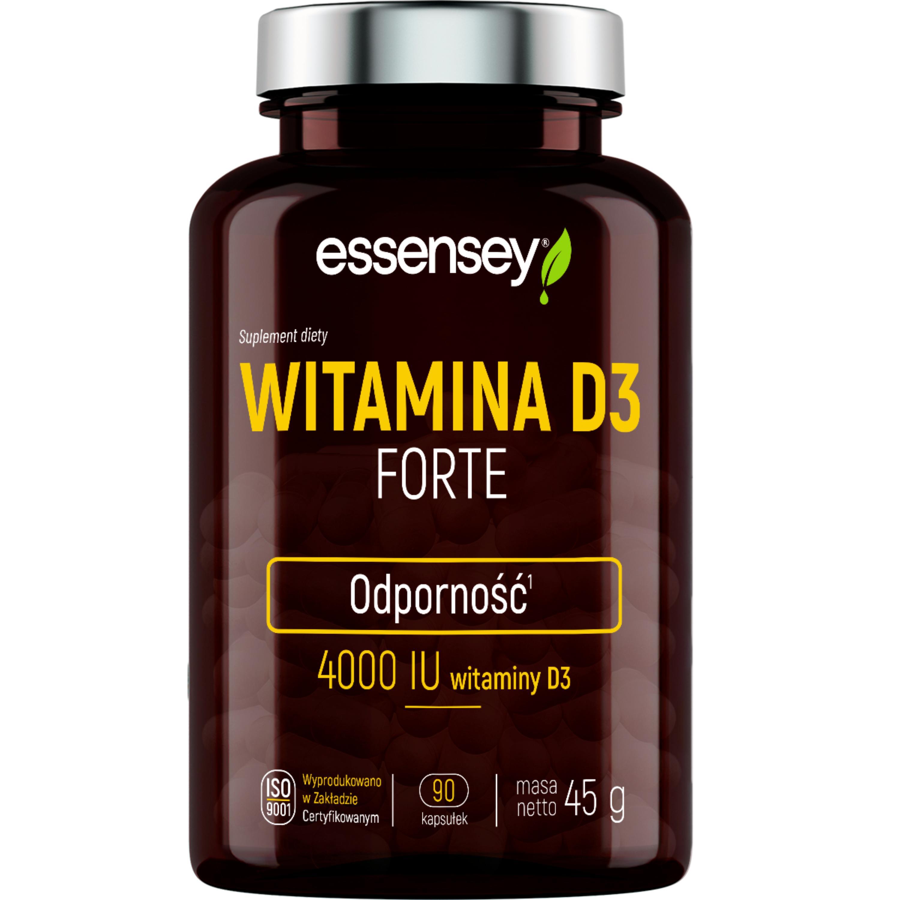 ESSENSEY WITAMINA D3 FORTE 90 kapsułek