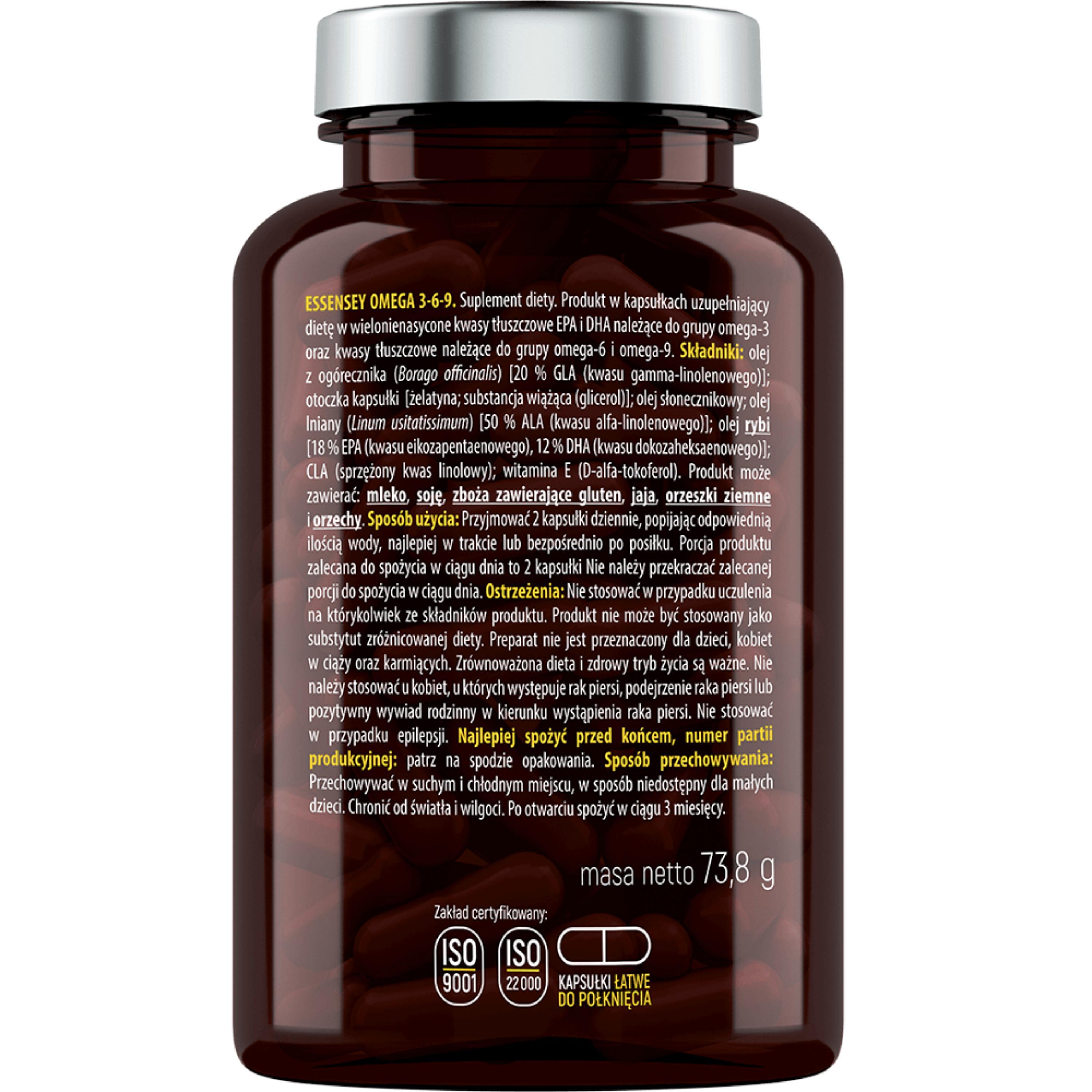 ESSENSEY OMEGA 3-6-9 90 kaps 2/4