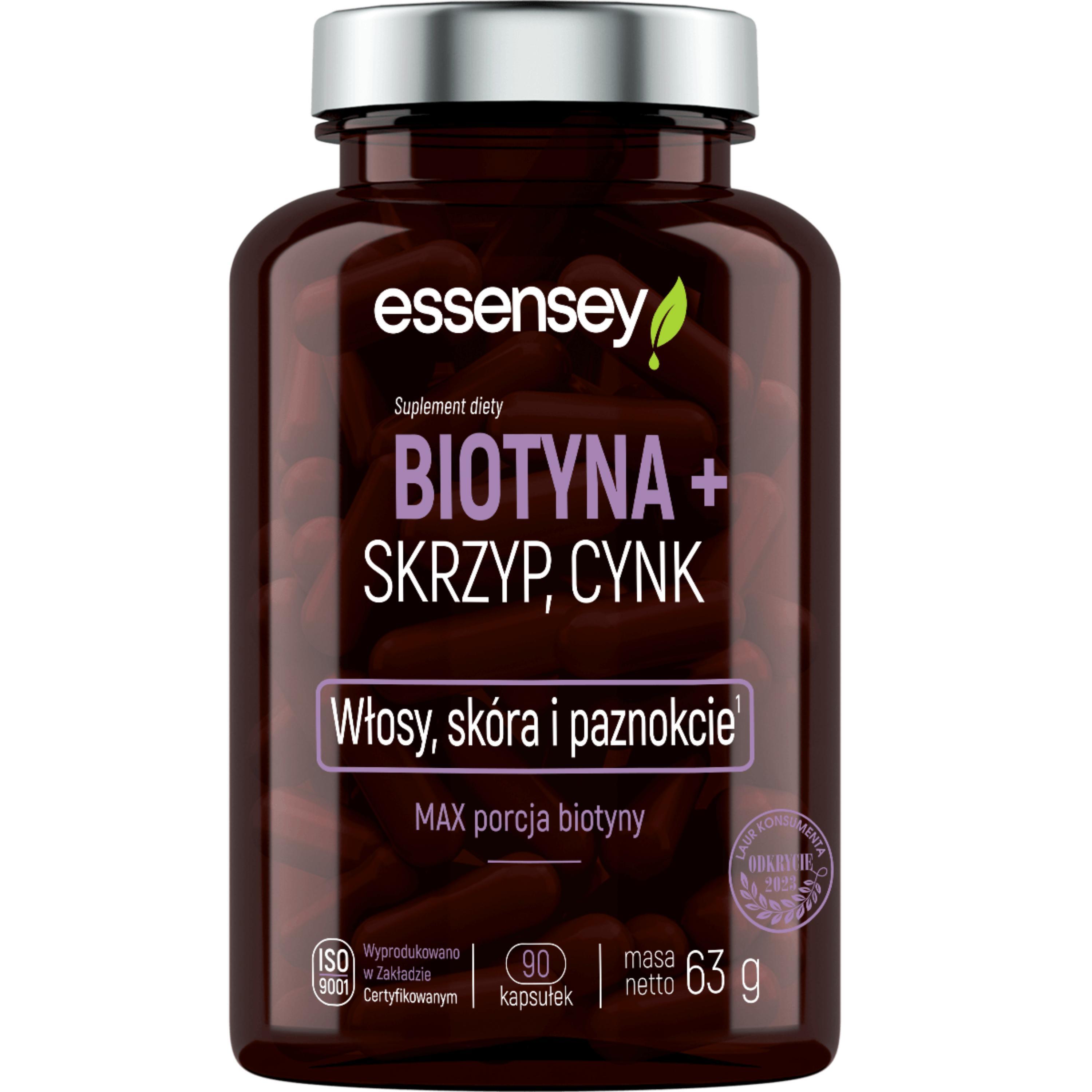 ESSENSEY BIOTYNA + SKRZYP, CYNK 90 kapsułek
