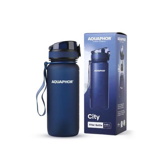 Butelka filtrująca Aquaphor City 0,65 L granatowa