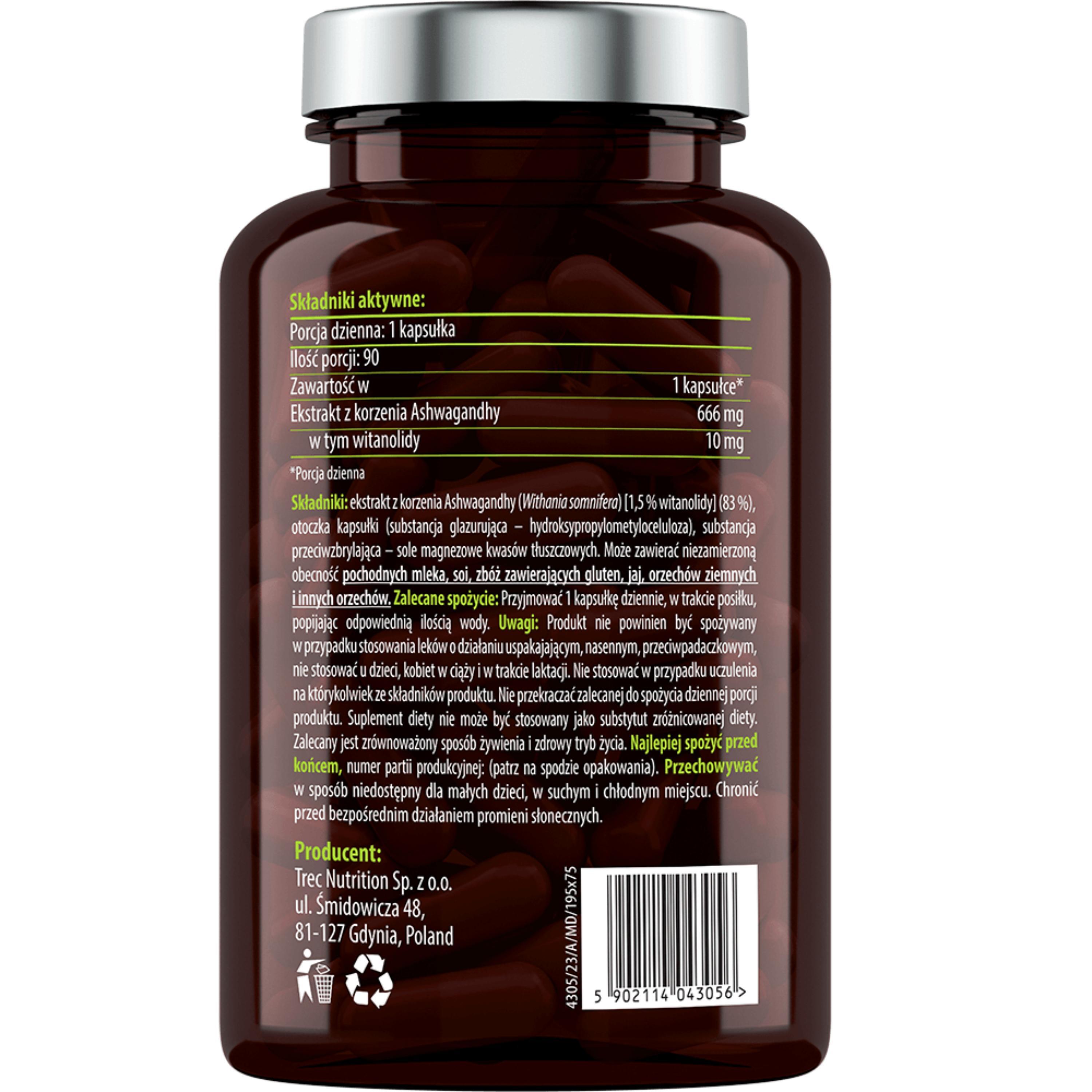 ESSENSEY ASHWAGANDHA FORTE 90 kaps. 3/4
