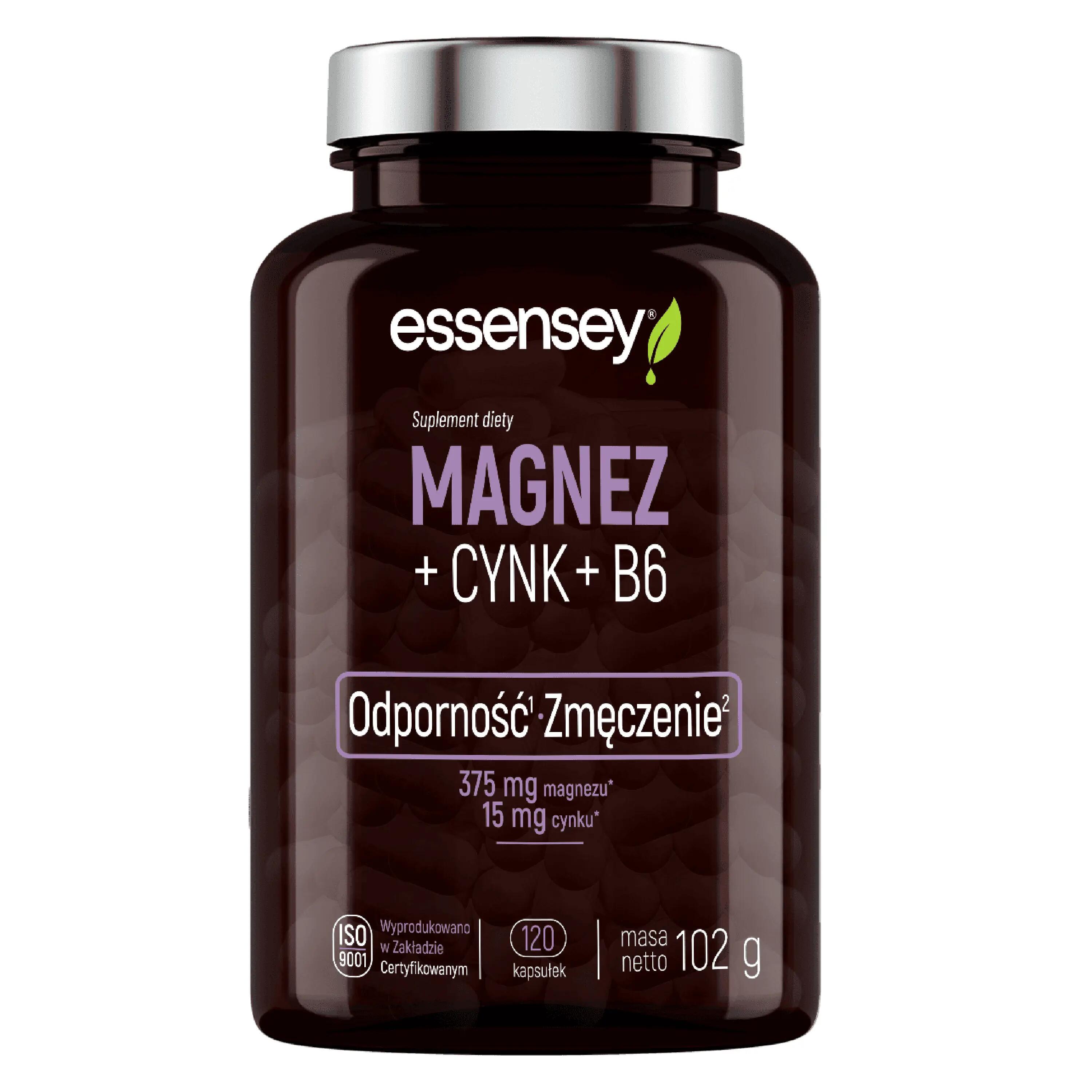 ESSENSEY MAGNEZ + CYNK + B6 120 kaps.