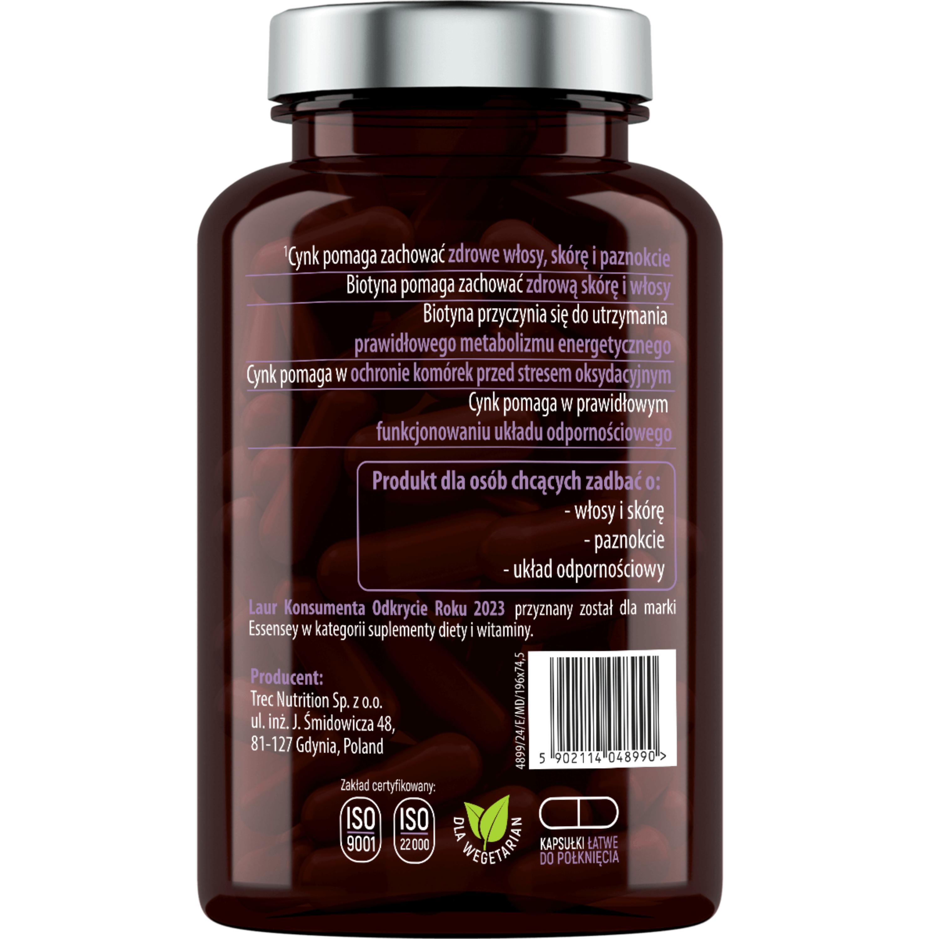 ESSENSEY BIOTYNA + SKRZYP, CYNK  90 kapsułek 2/4