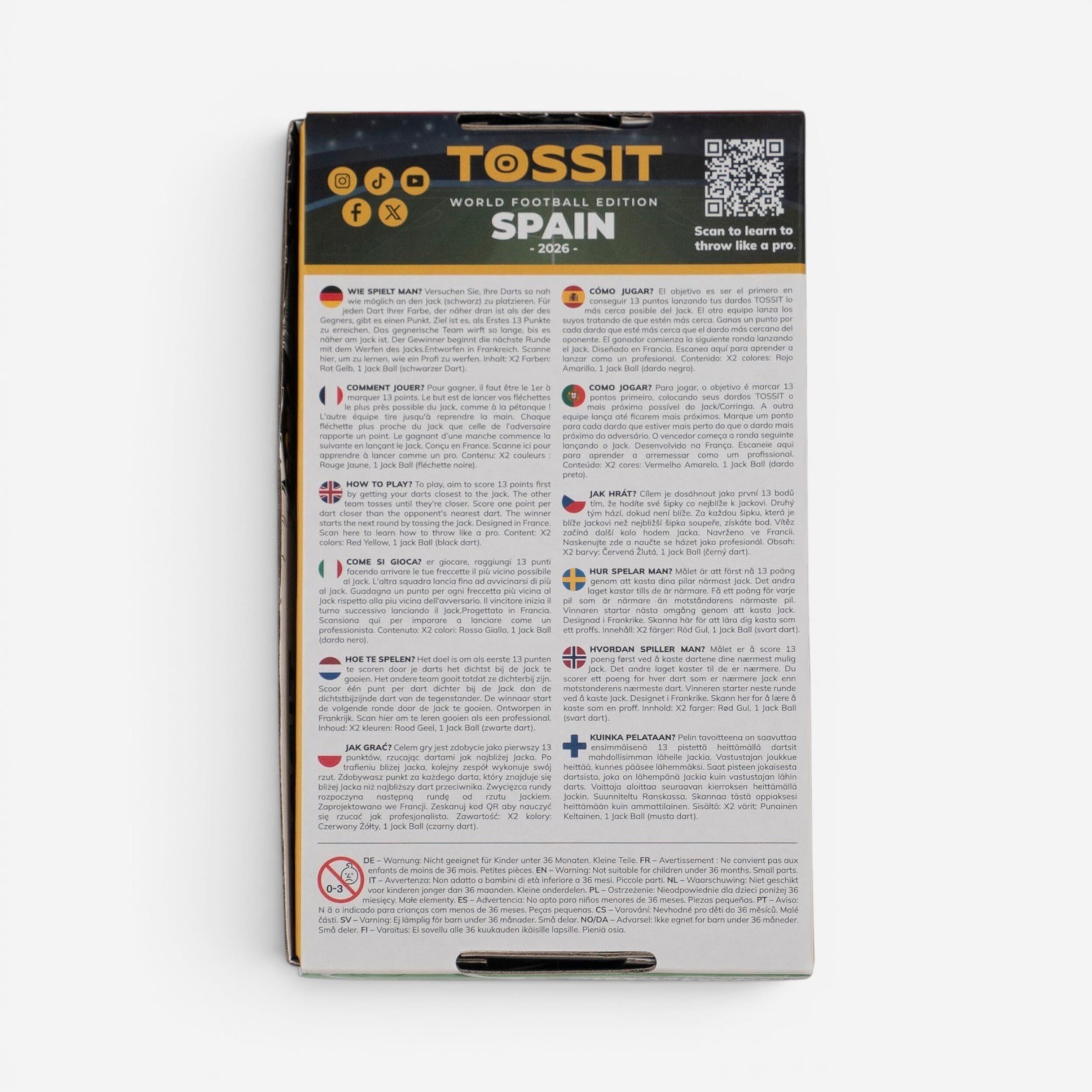 Jogo de TOSSIT World Football Edição Espanha 8/8