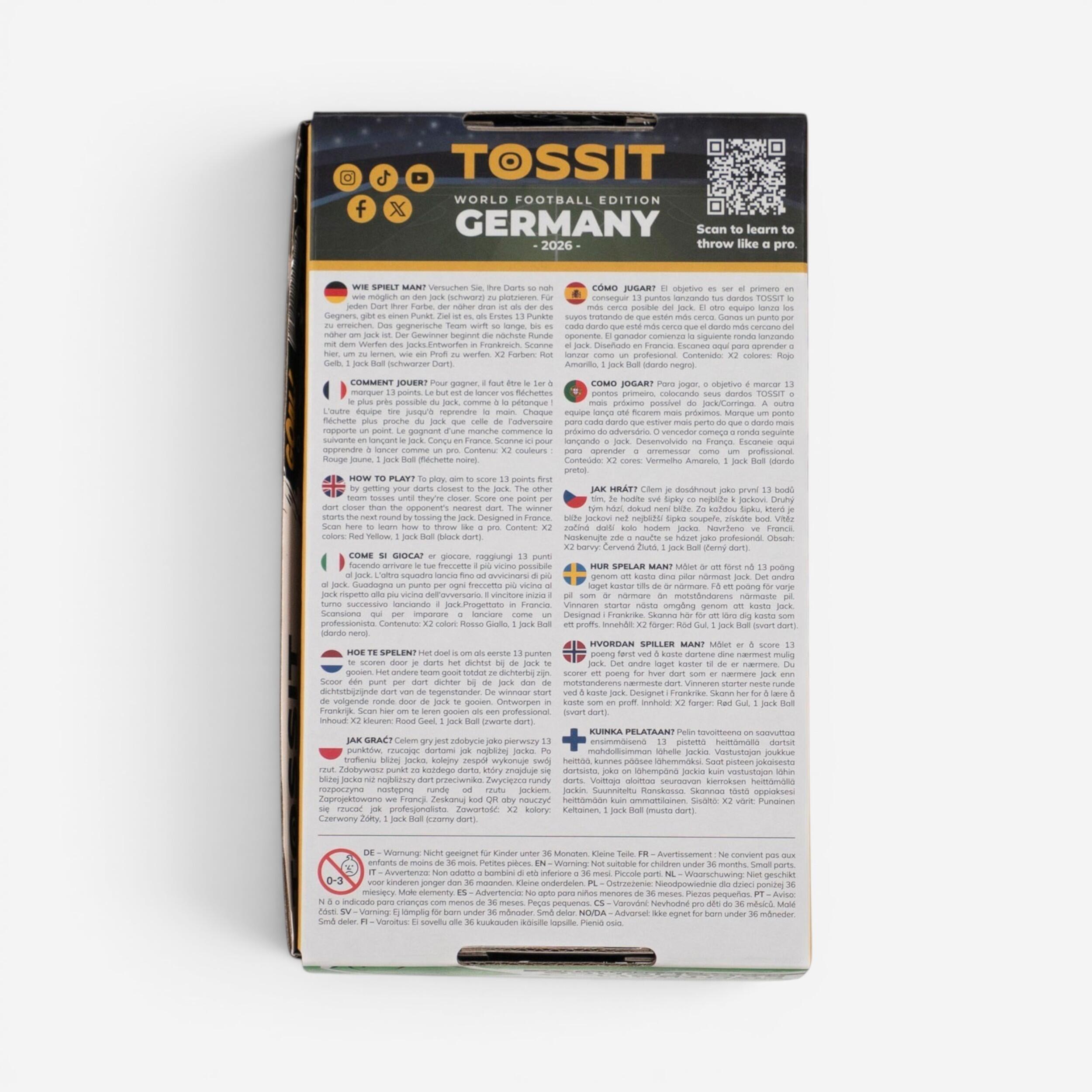 Jogo de TOSSIT World Football Edição Alemanha 8/8
