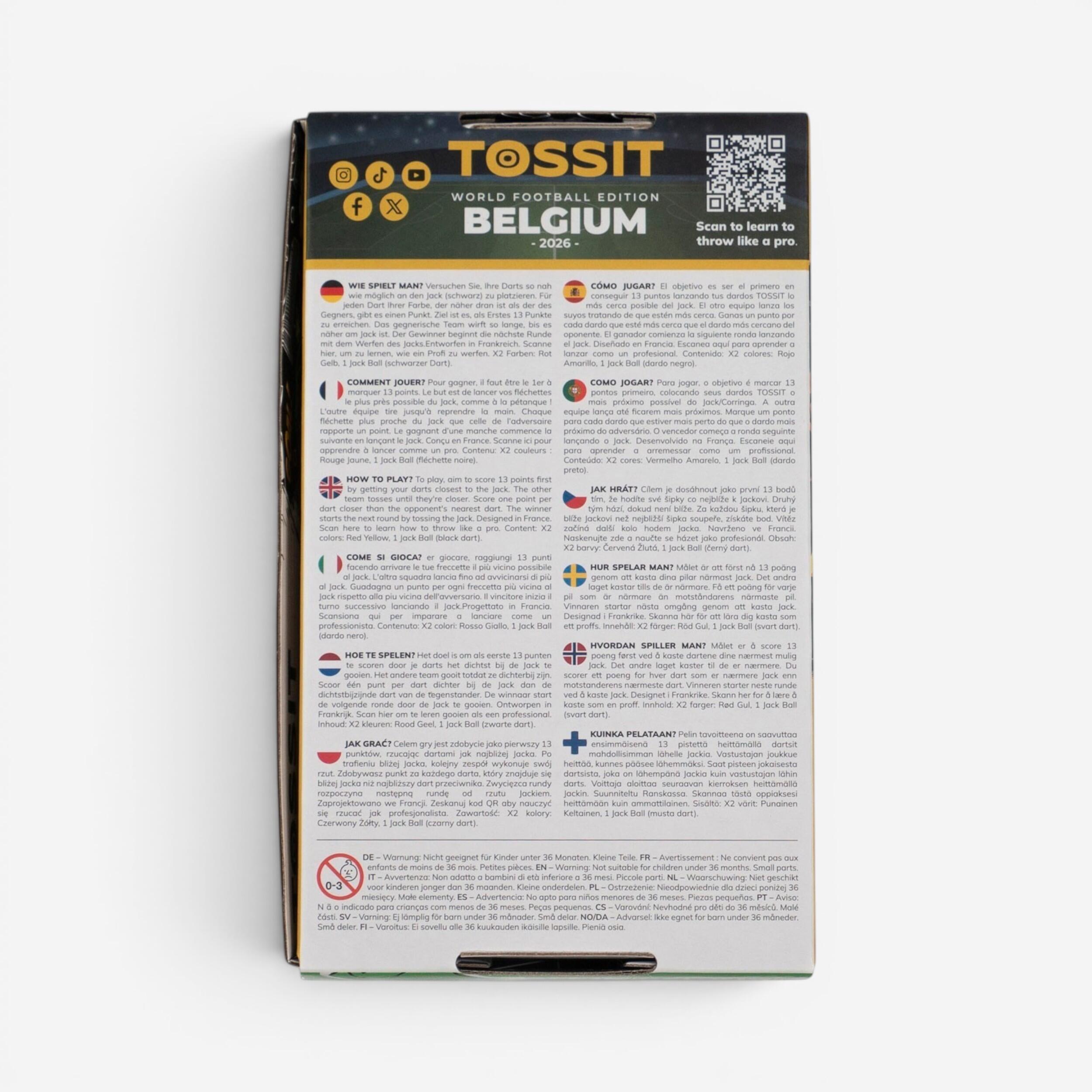 Jogo de TOSSIT World Football Edição Bélgica 8/8