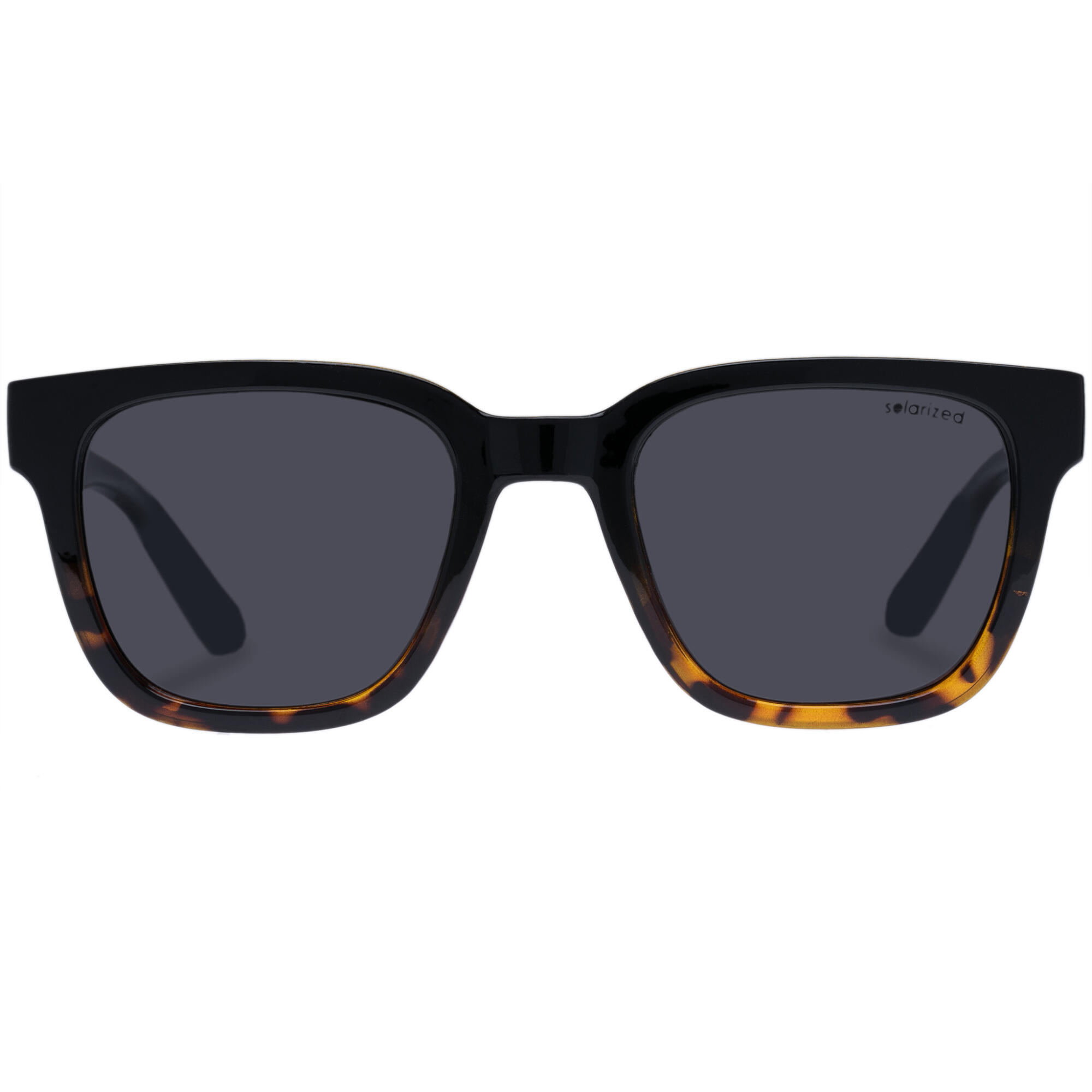 Solarized Modern Classic Black / Tort Splice - Smoke Mono Polarized