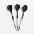 3 FLECHETTES POINTES PLASTIQUE S100 NOIR