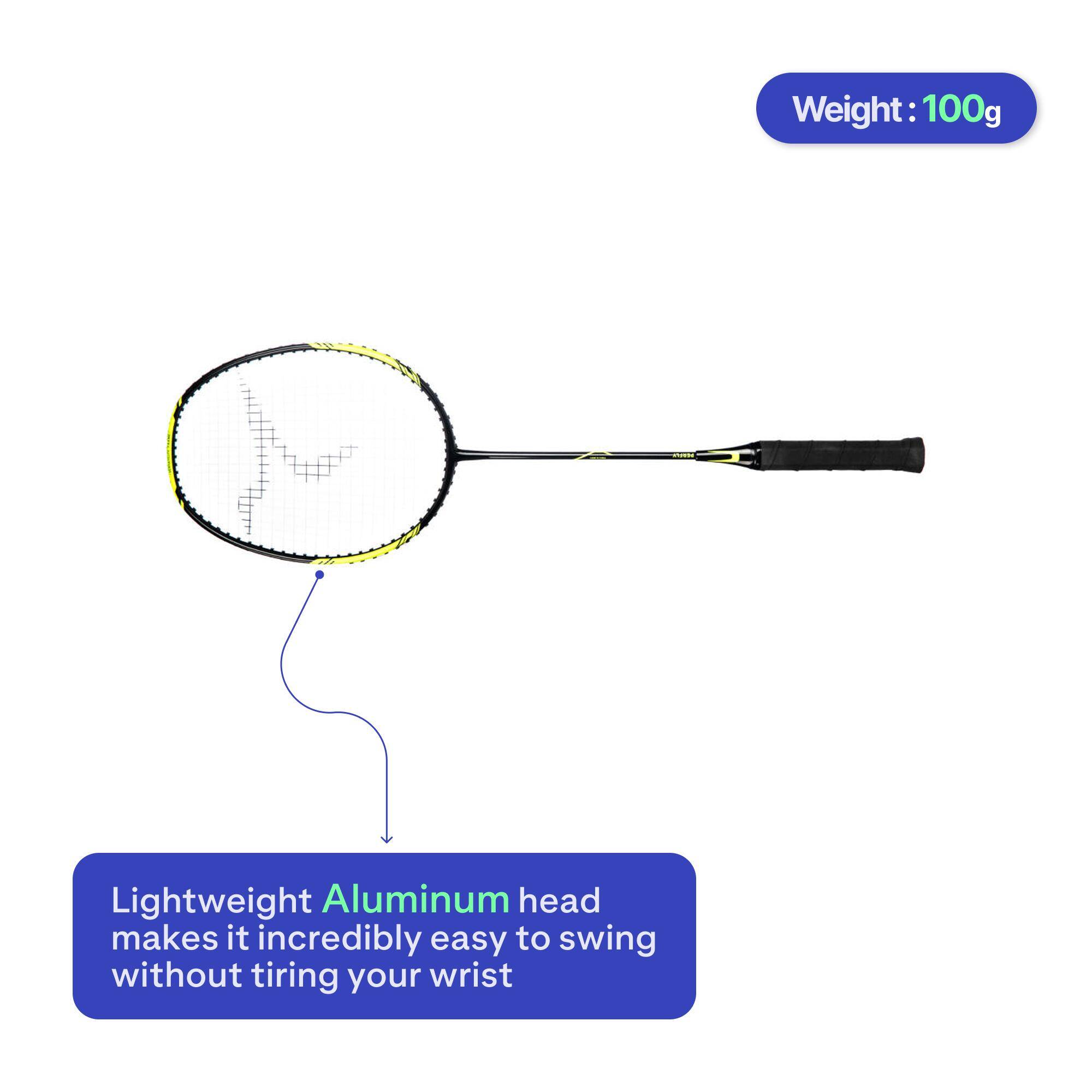 Adult Badminton Racket BR 160 Black Green -  2