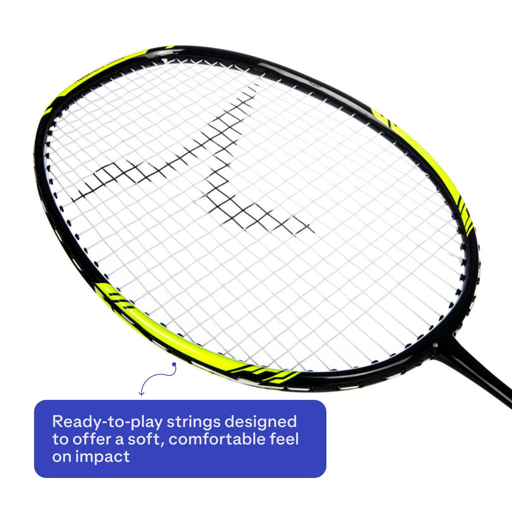 Adult Badminton Racket BR 160 Black Green -  4