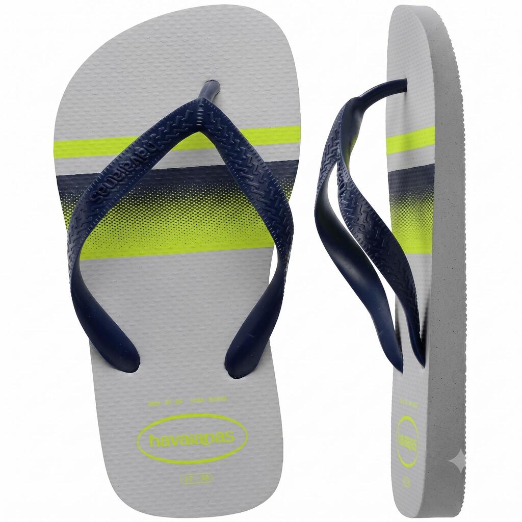 Top Basic Grey/Navy Blue