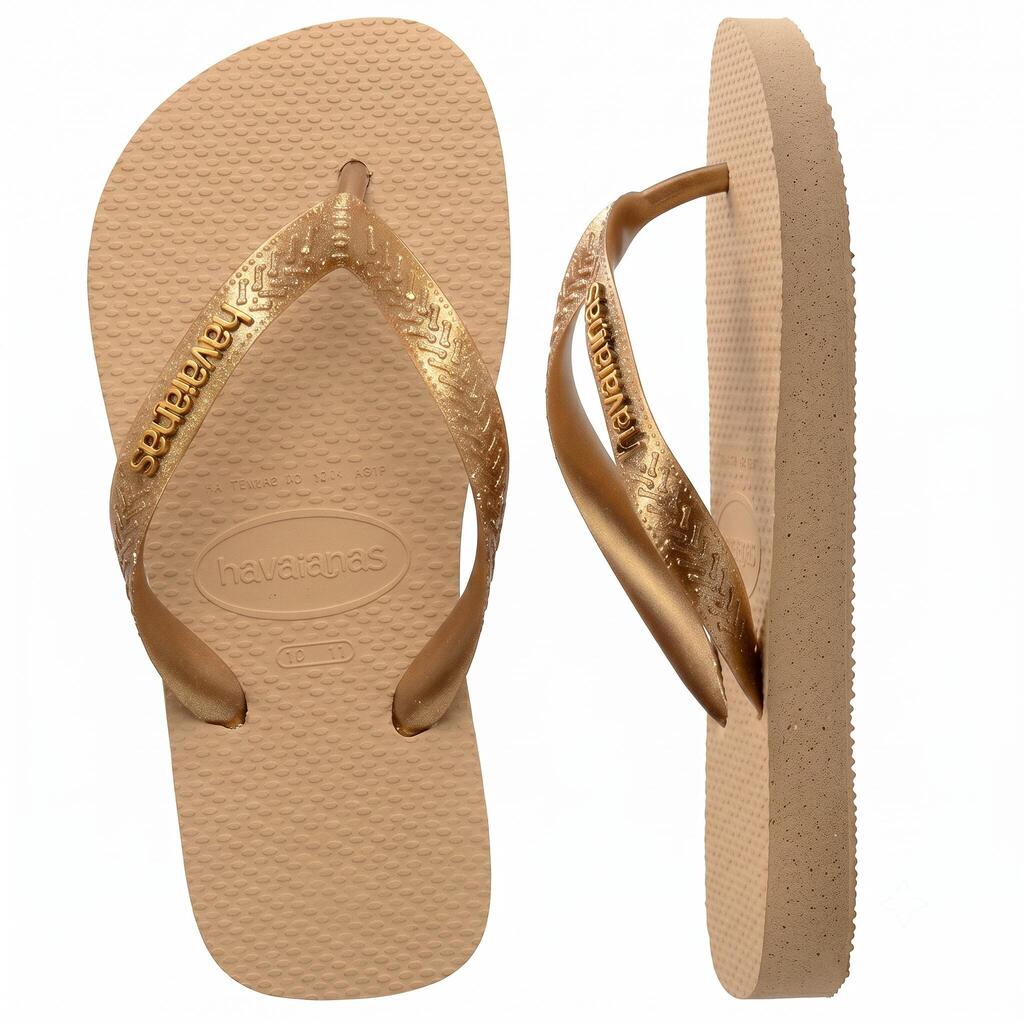 Havaianas Top Logo Metallic Golden