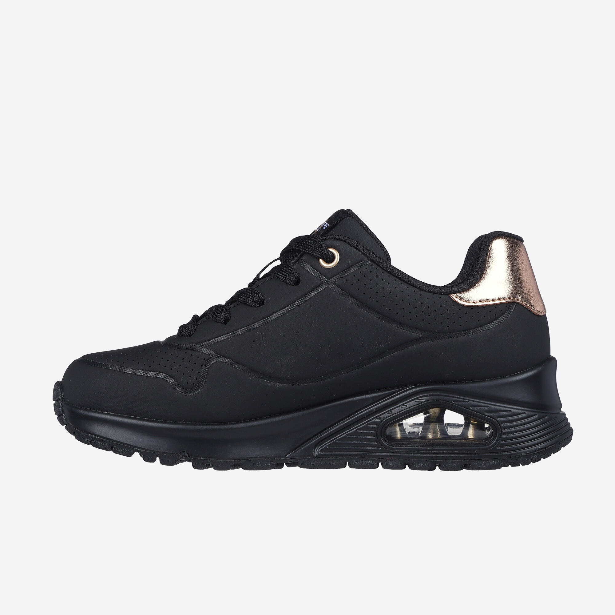 Chaussures de sport enfant, noir et or 3/5