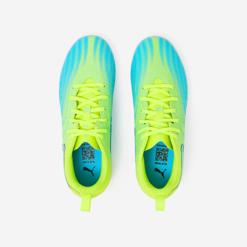 Încălțăminte FUTURE 9 Play Futsal SMU Galben-Albastru Copii