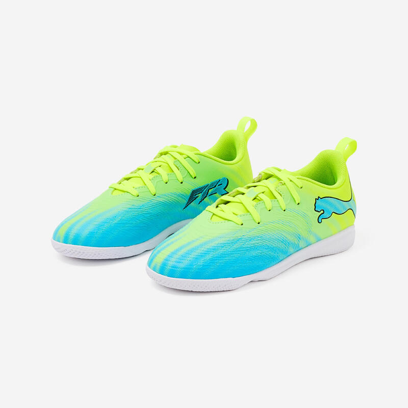 Încălțăminte FUTURE 9 Play Futsal SMU Galben-Albastru Copii