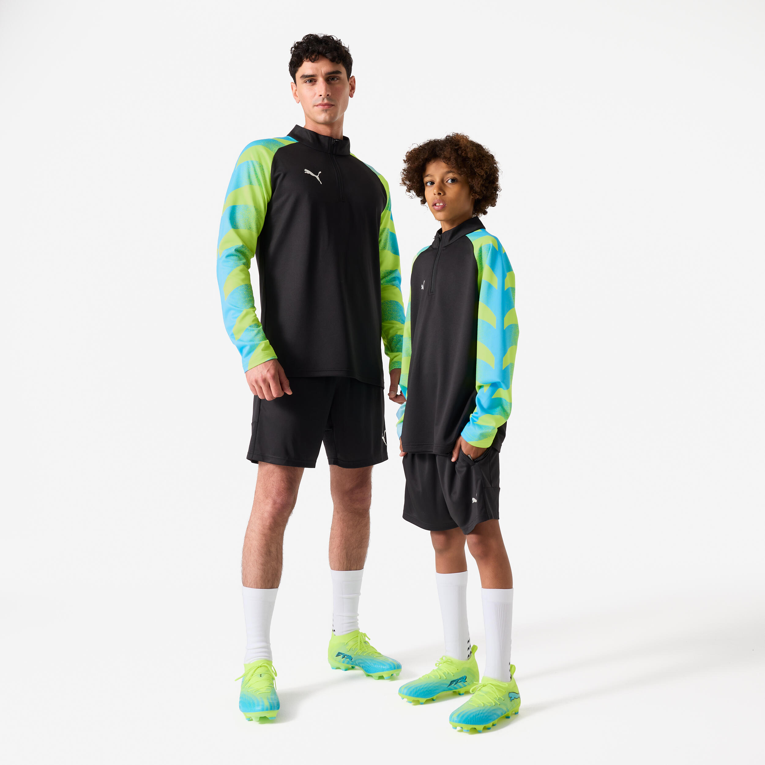 Giacca allenamento bambini PUMA IndividualLIGA SMU nero-giallo 4/8